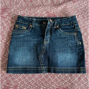 Kids jean skort